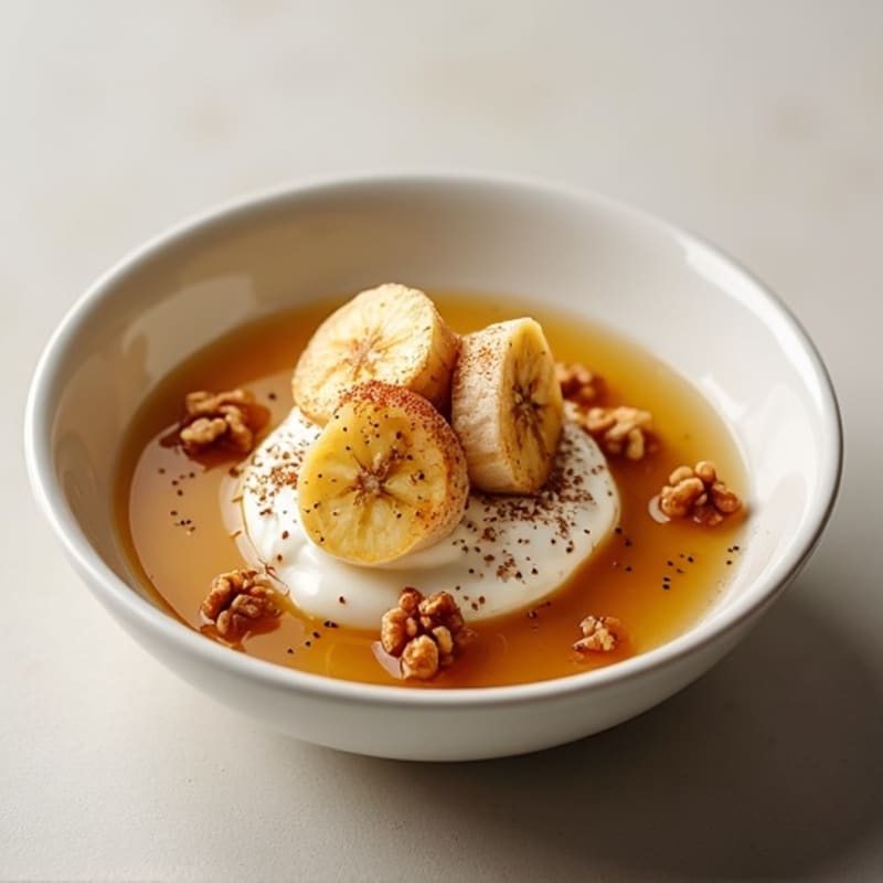 Cinnamon-Maple Caramelized Banana Bowl