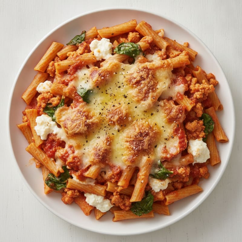 Classic Baked Ziti with Ricotta