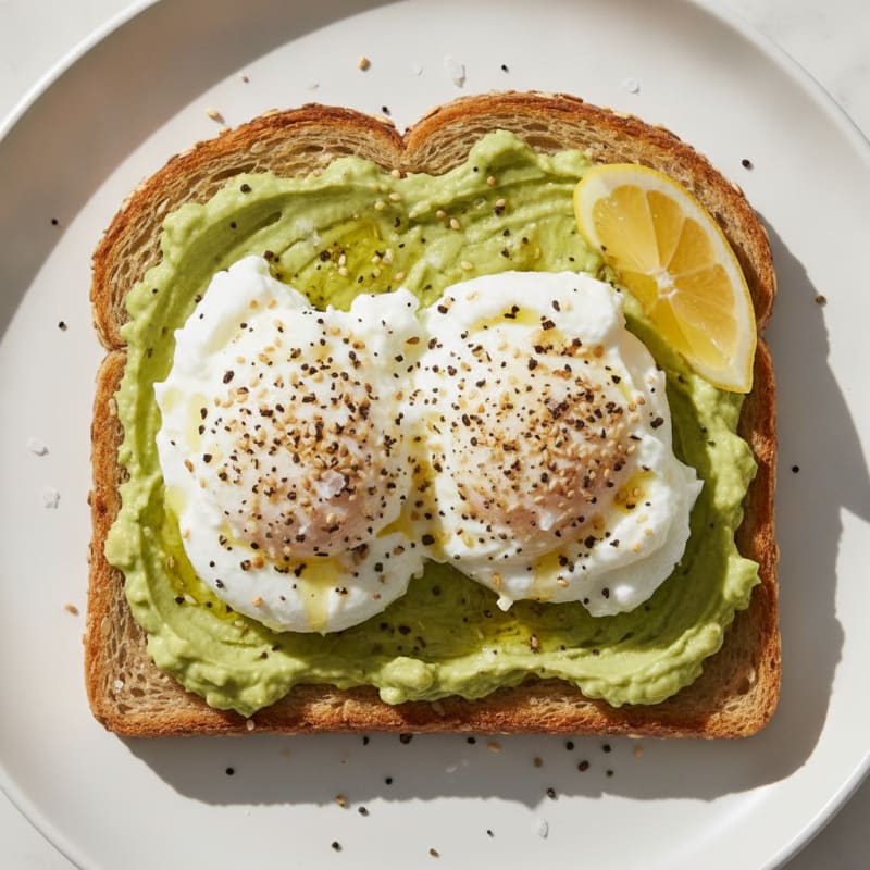 Protein-Packed Avocado Toast with Everything Bagel Seasoning