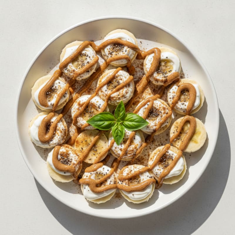 High-Protein Almond Butter Banana Bites