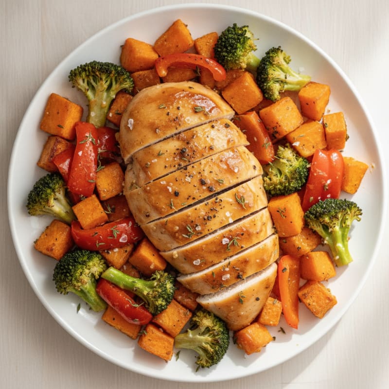 Baked Chicken and Vegetable Medley