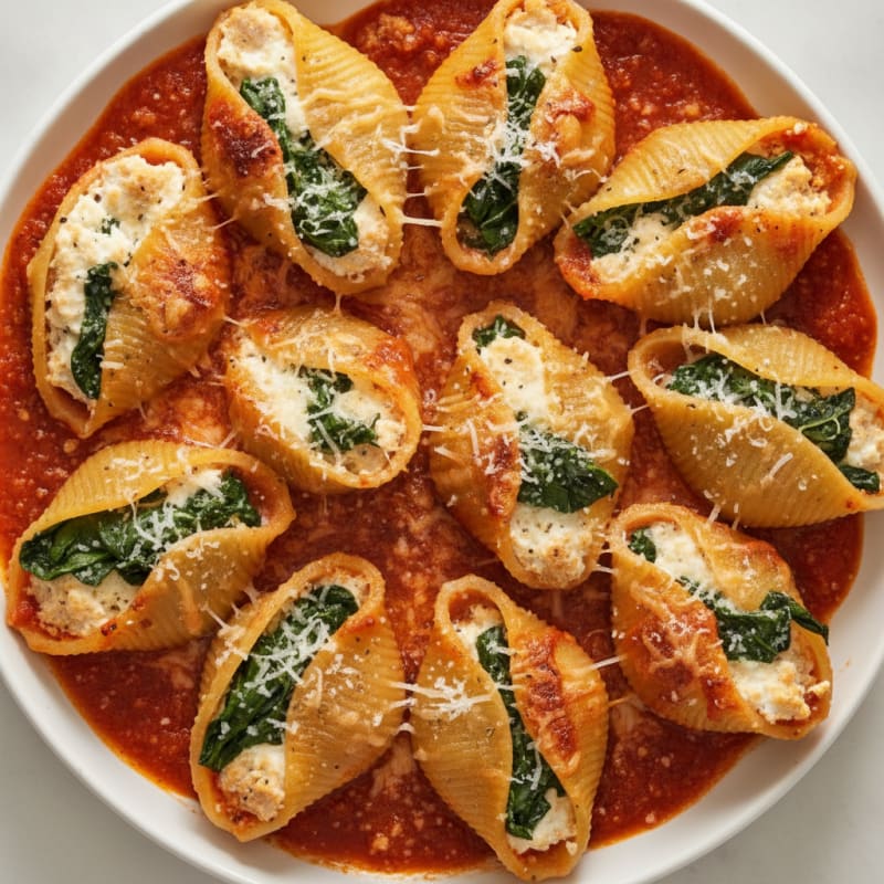 Spinach & Ricotta Stuffed Shells