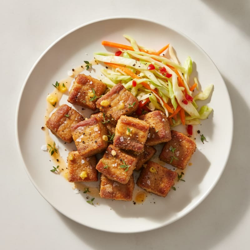Griyo Fried Pork with Pikliz