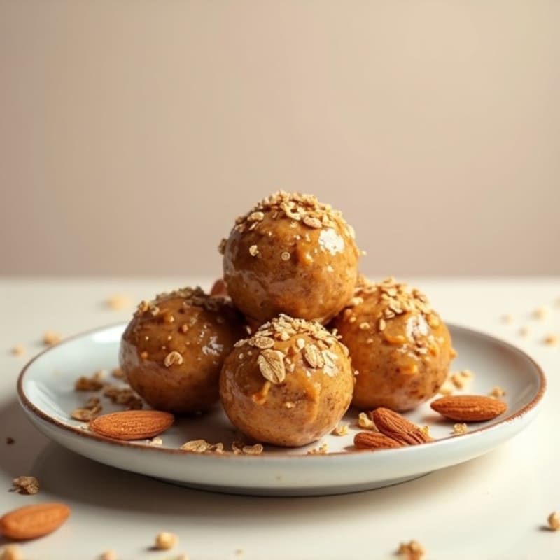 No-Bake Almond Butter Protein Bites