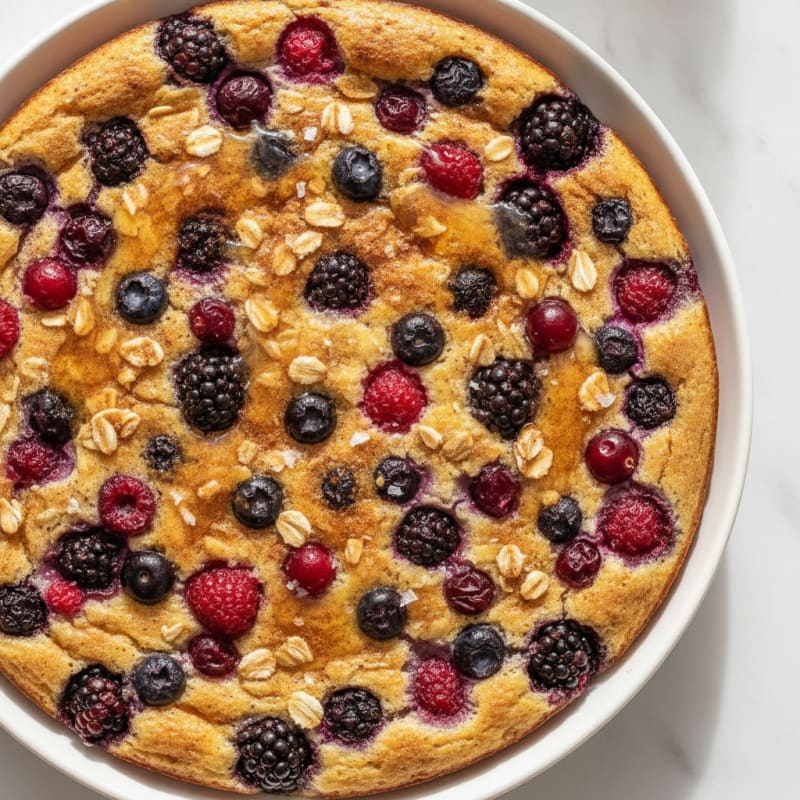 Berry Ricotta Breakfast Bake