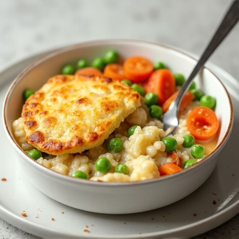 Creamy Cauliflower Chicken Pot Pie