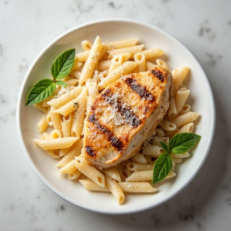 Healthy Creamy Chicken Alfredo