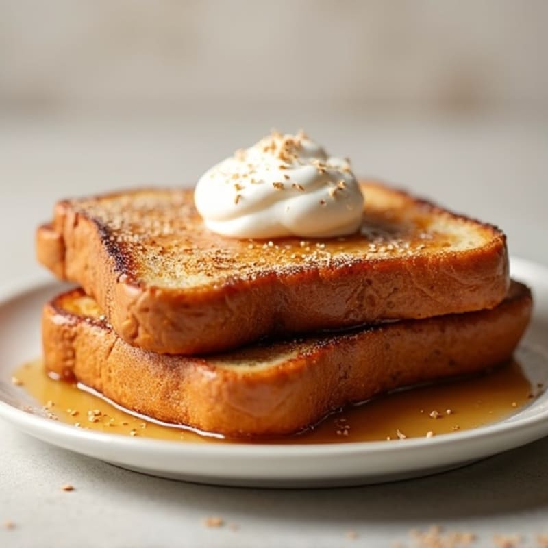 Protein French Toast with Vanilla Cinnamon