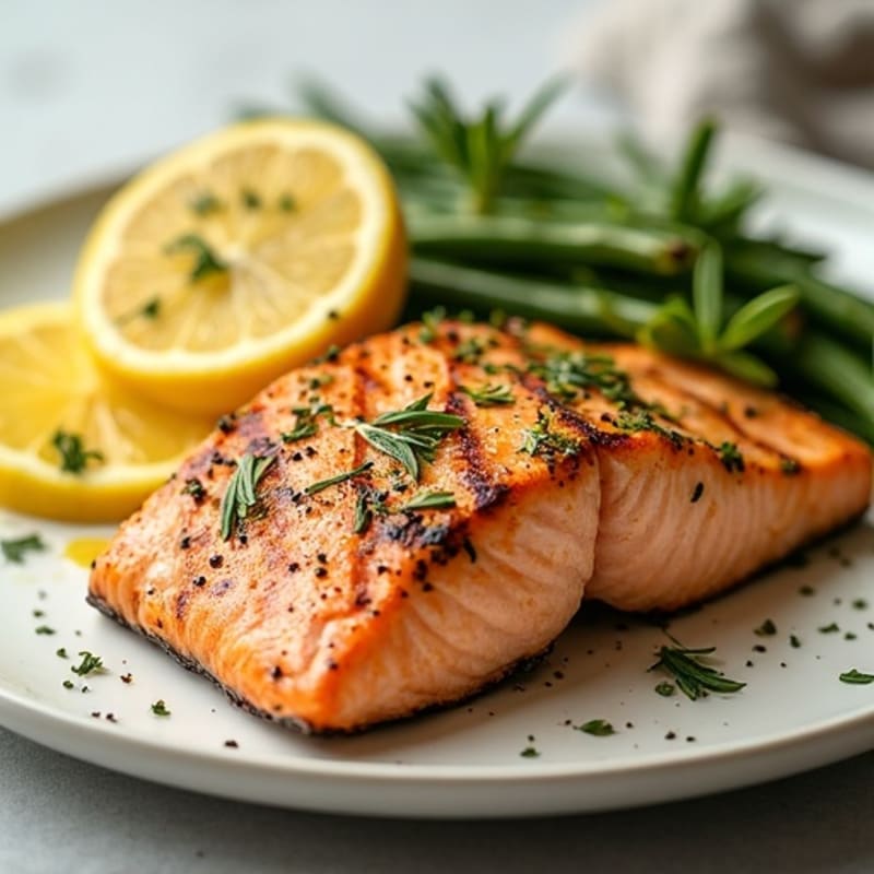 Lemon Herb Grilled Salmon