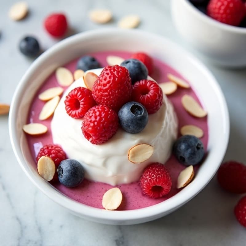 Silky Protein Yogurt with Mixed Berries