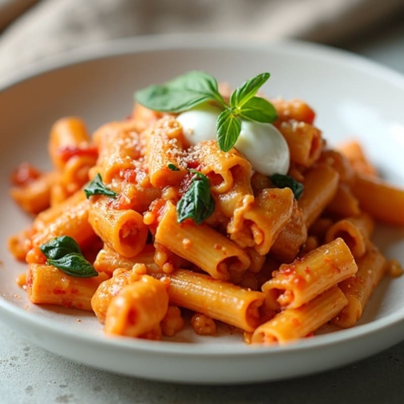 Creamy Plant-Based Baked Ziti