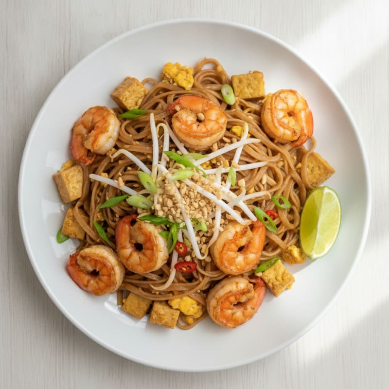 Shrimp Pad Thai Noodles