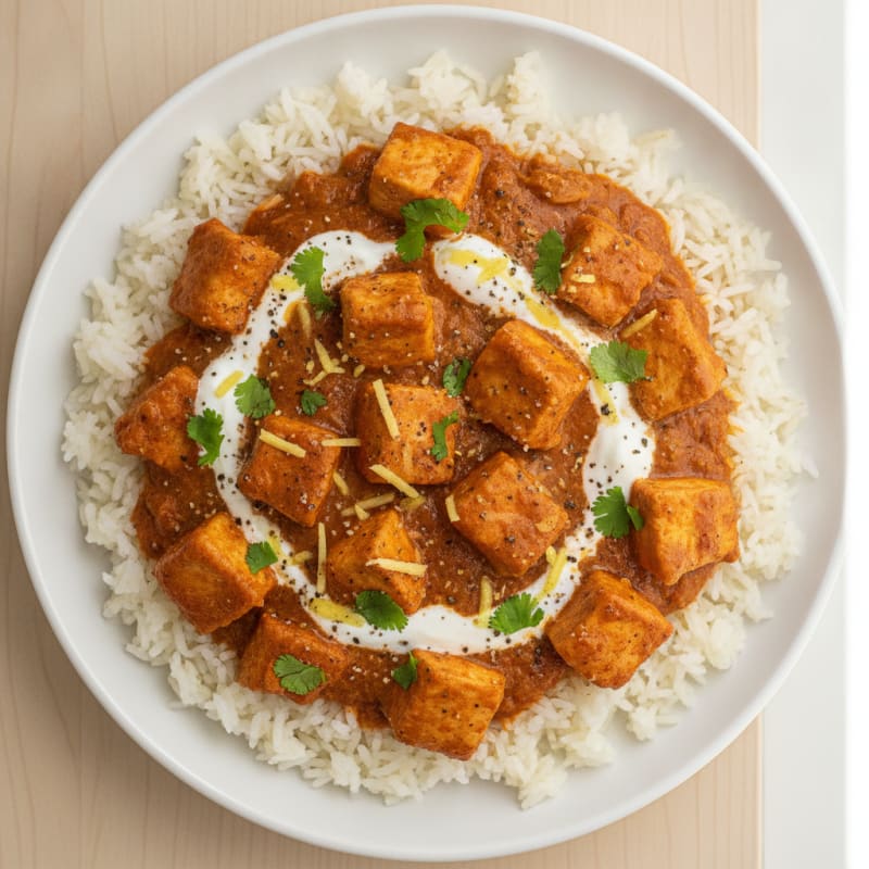 Spiced Butter Chicken with Basmati Rice