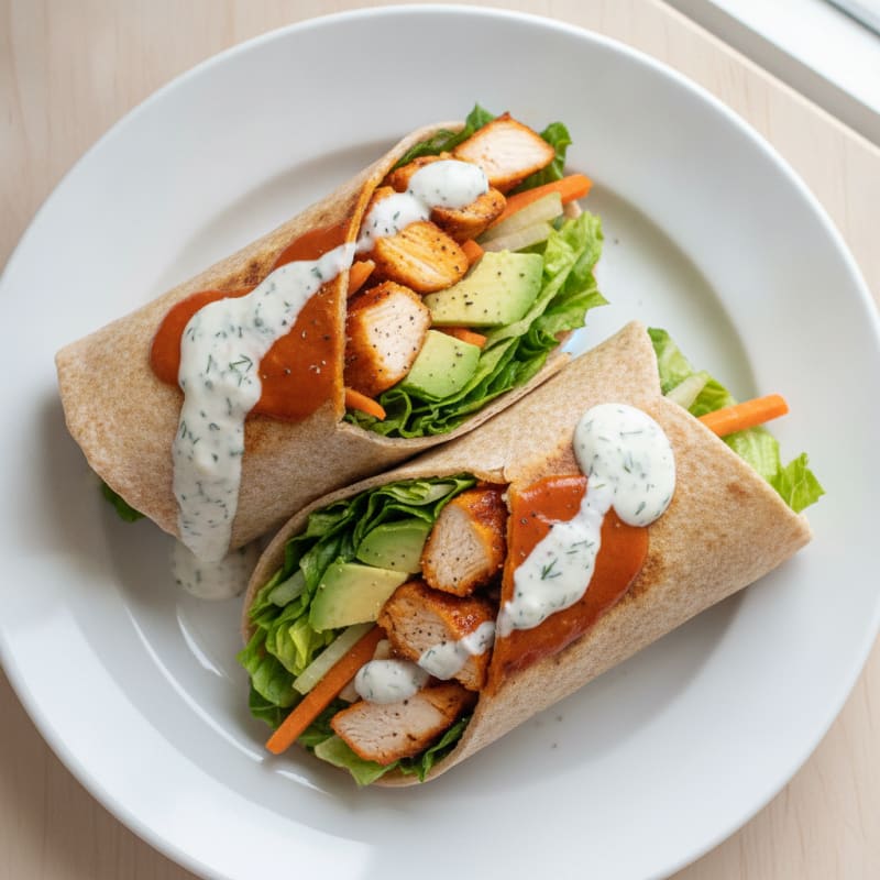 Buffalo Ranch Chicken Wrap