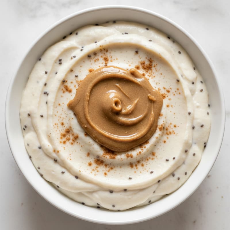 Creamy Vegan Protein Pudding with Chia Seeds and Pea Protein