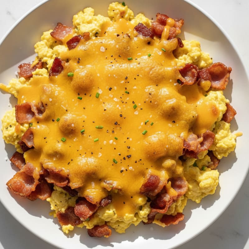 Bacon, Egg, and Cheese Breakfast Skillet