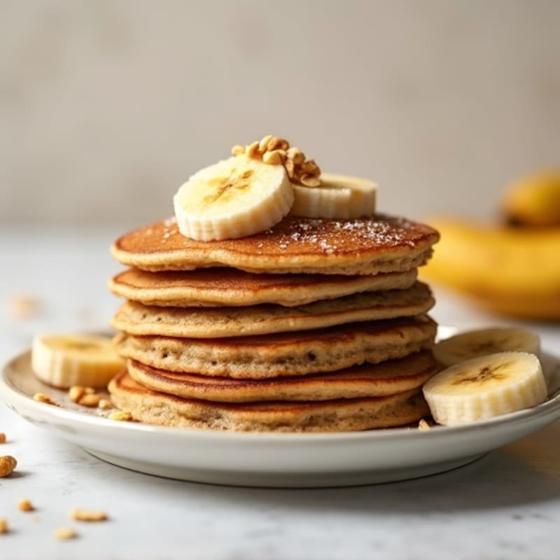 Protein-Packed Banana Oat Pancakes