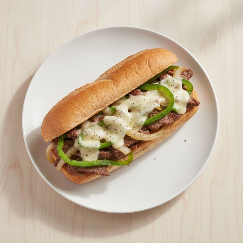 Philly Steak and Provolone Sandwich