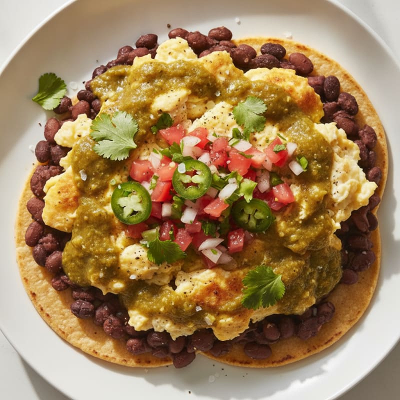 Huevos Rancheros with Salsa Verde