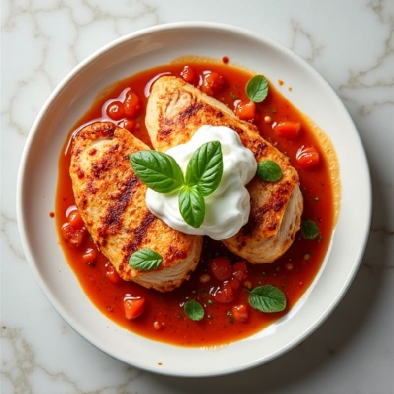 Creamy Yogurt-Spiced Chicken in Tomato Sauce