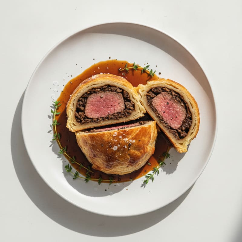Classic Beef Wellington with Mushroom Duxelles