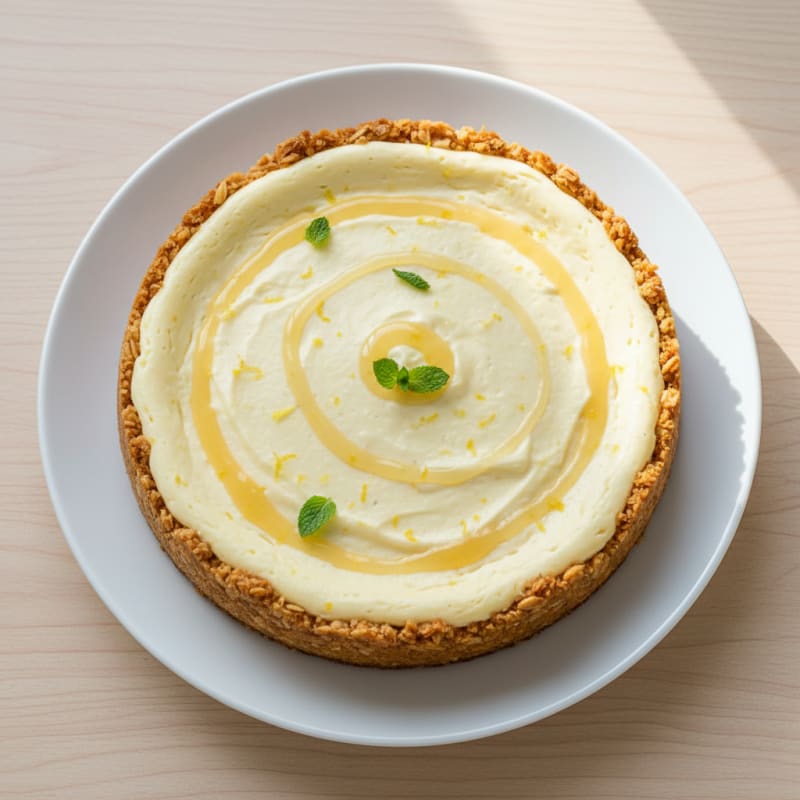 Creamy Greek Yogurt Protein Cheesecake