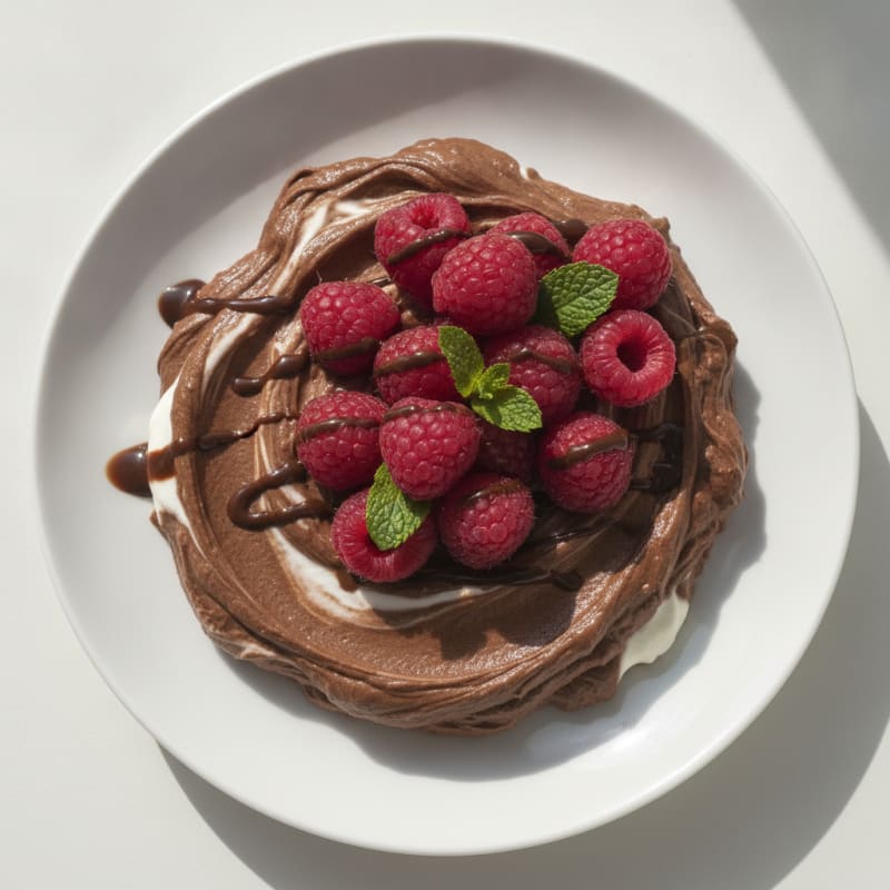 Chocolate Protein Mousse with Greek Yogurt
