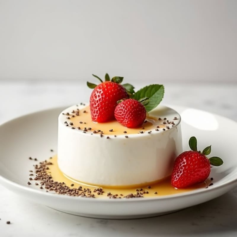 Creamy Greek Yogurt Protein Mousse with Chia Seeds