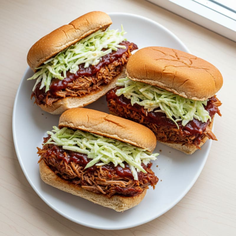 Smoky BBQ Pulled Pork Sandwiches