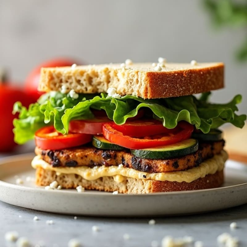 Hearty Grilled Veggie Sandwich
