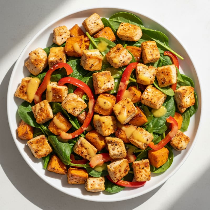 Roasted Chicken and Sweet Potato Salad
