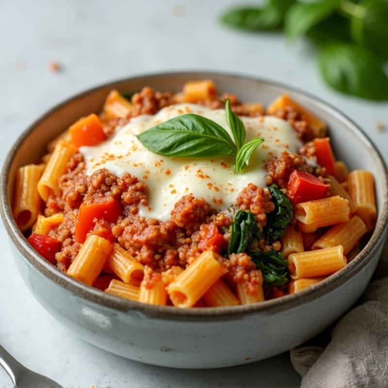 Protein-Packed Turkey and Veggie Baked Ziti