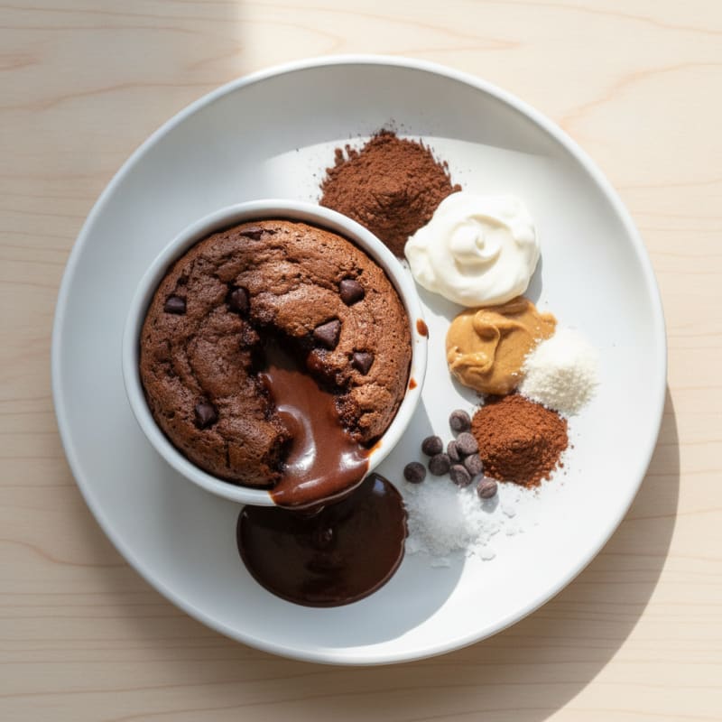 Decadent Chocolate Protein Mug Cake