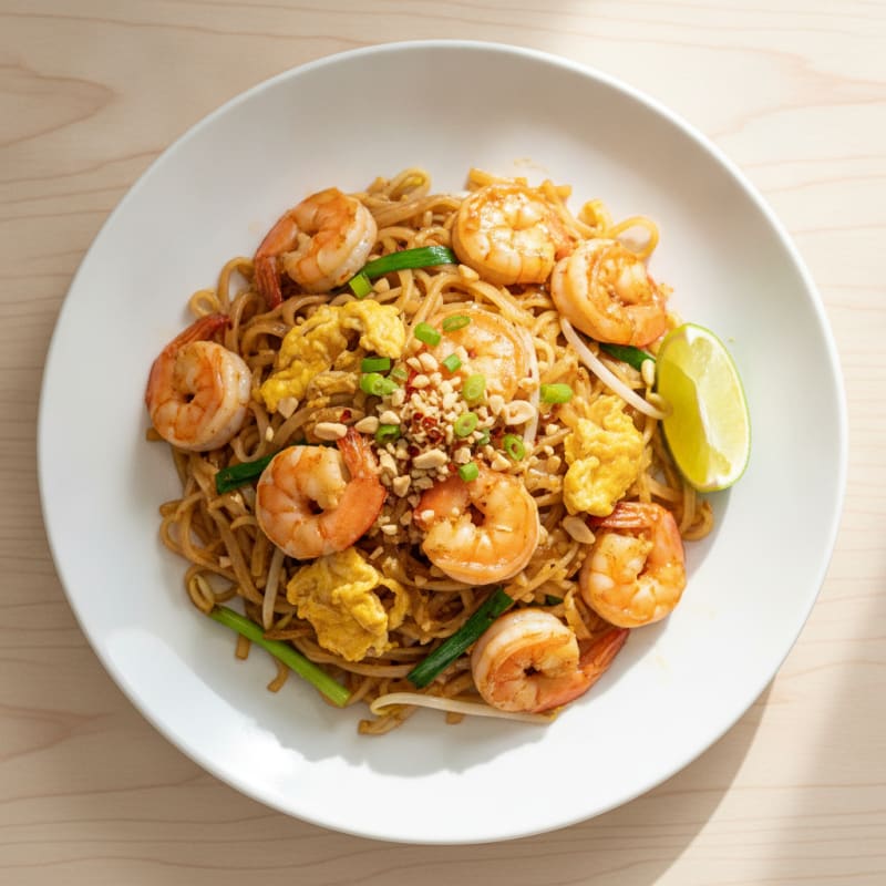 Shrimp Pad Thai Noodles