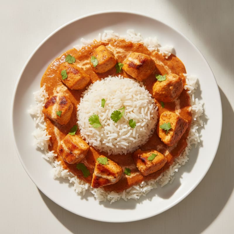 Spiced Butter Chicken with Basmati Rice