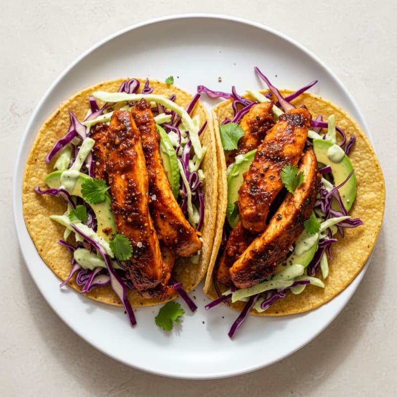 Smoky Chipotle-Lime Chicken Tacos