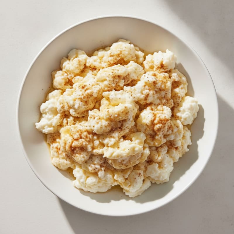 Sweet Vanilla Cinnamon Egg White Bowl