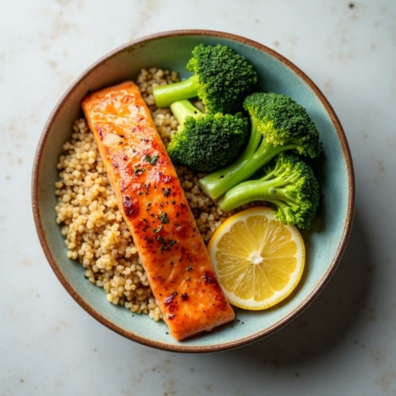 Citrus-Glazed Salmon Protein Power Bowl