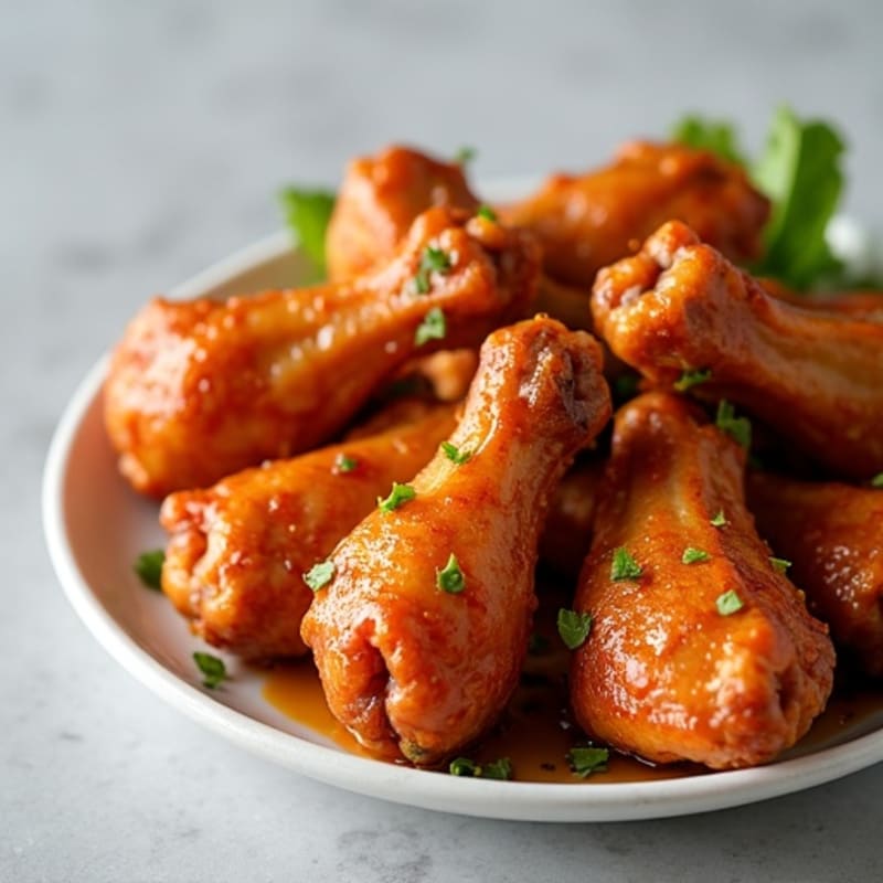 Crispy Honey Glazed Chicken Wings