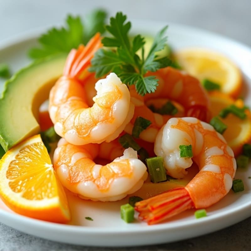 Fresh Citrus Shrimp with Creamy Avocado