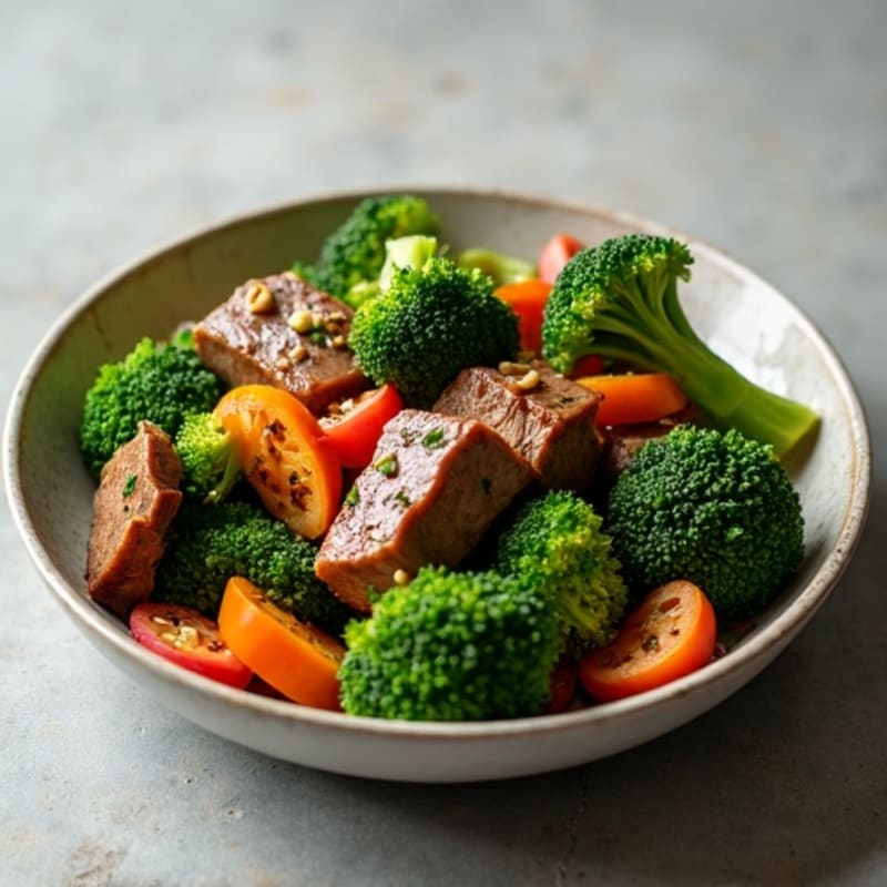 Ginger-Garlic Beef and Broccoli Stir-Fry