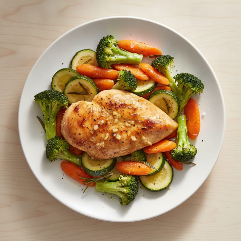 Lemon Herb Roasted Chicken and Vegetables