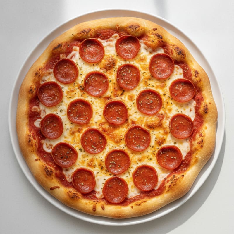 Stuffed Crust Pepperoni Pizza