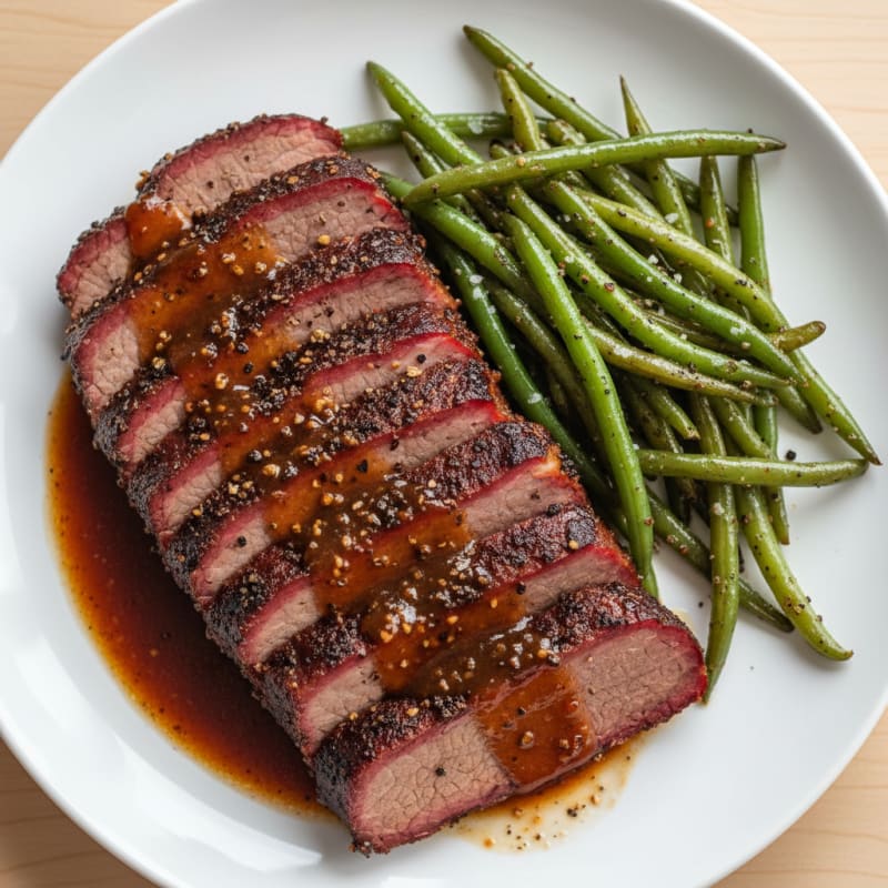 Texas Smoked Brisket with BBQ Glaze