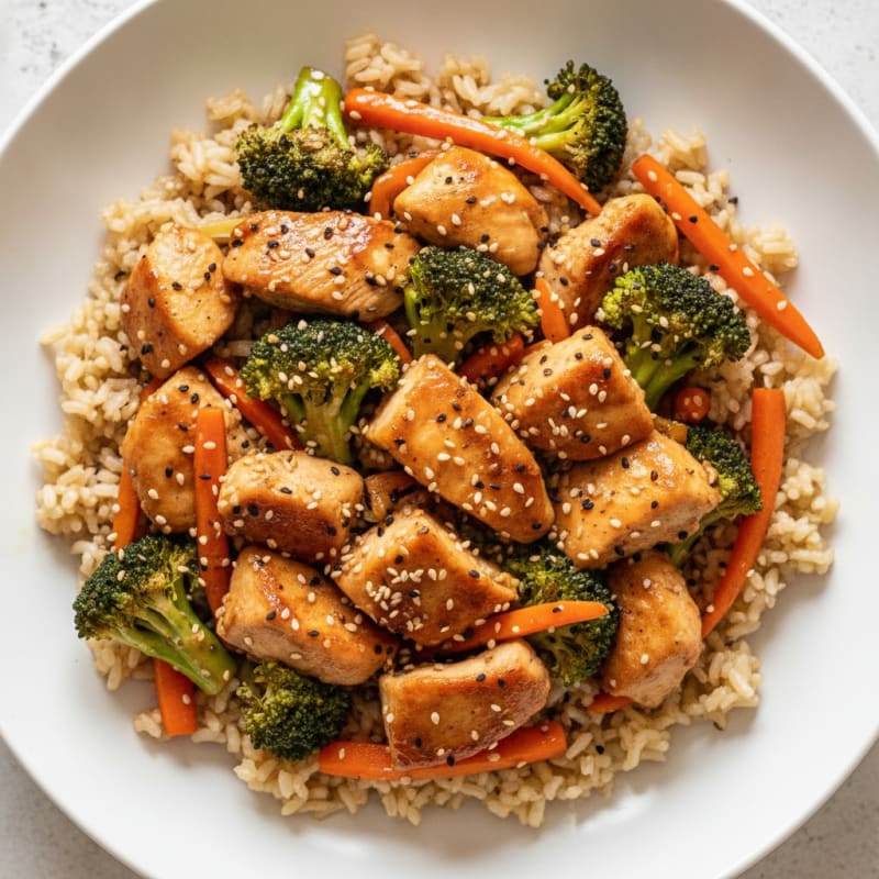 Chicken Teriyaki Rice Bowl