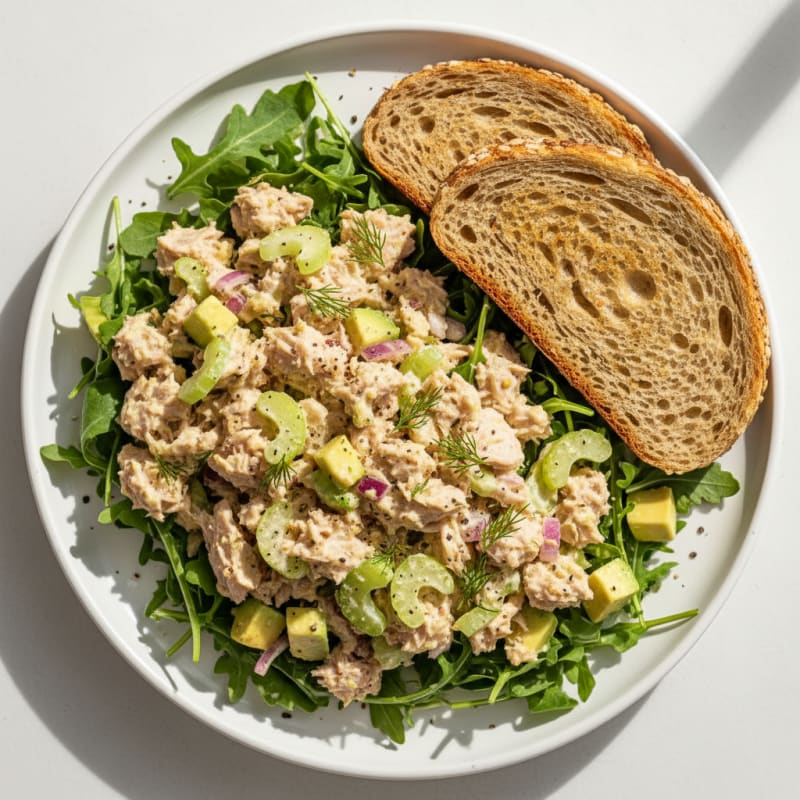Zesty Tuna Salad with Crunchy Celery