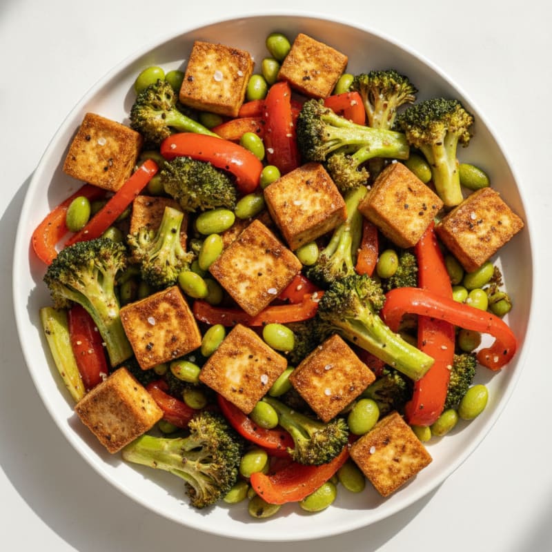 Sheet Pan Tofu and Roasted Vegetables