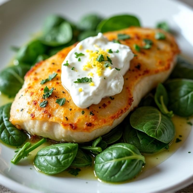 Creamy Ricotta and Herb Chicken Bake