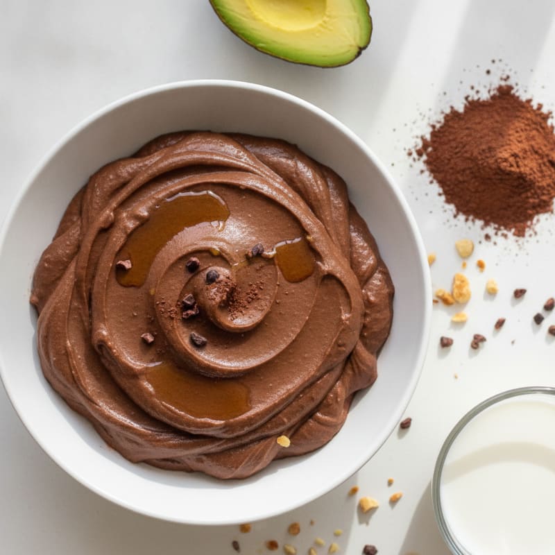 Silky Chocolate Protein Pudding