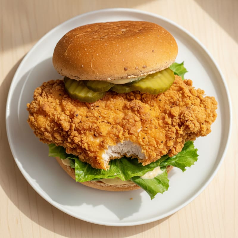 Crispy Buttermilk Fried Chicken Sandwich